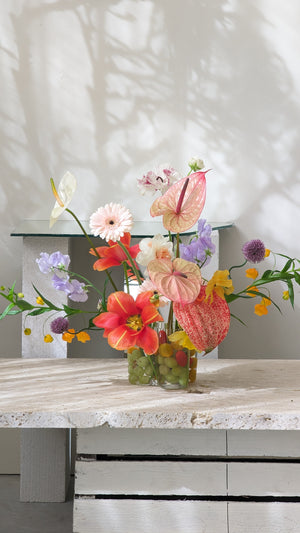 Flower bouquet/Table arrangement group workshop | €115p/p (min. 4 persons ~)